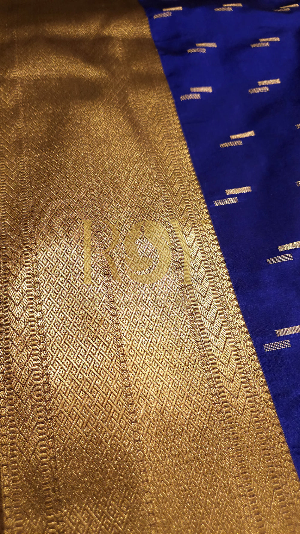 Royal blue 1000 butta soft silk