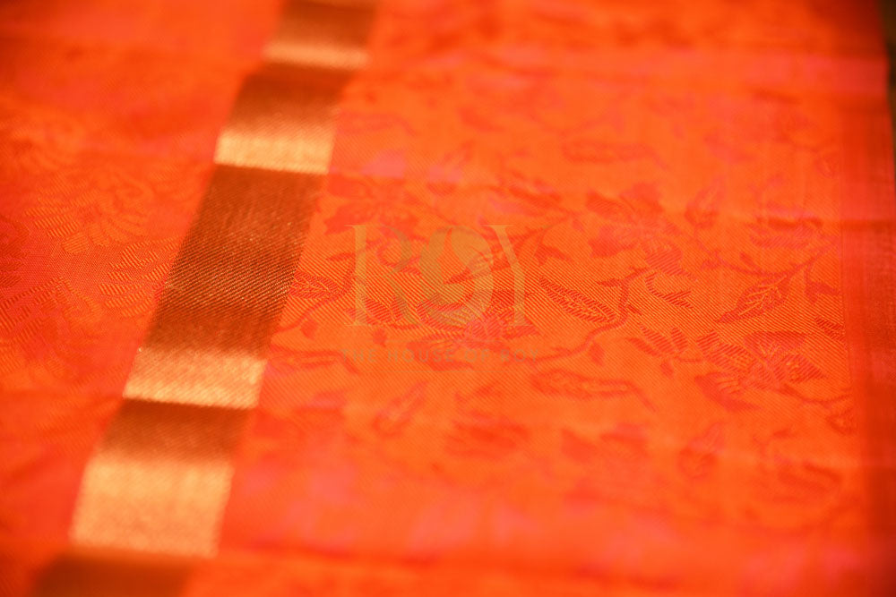 Pure Leaf Green Silk Saree