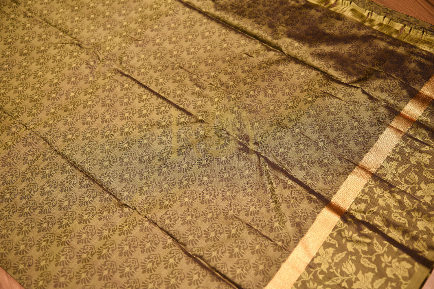 Pure Mushroom Silk Saree