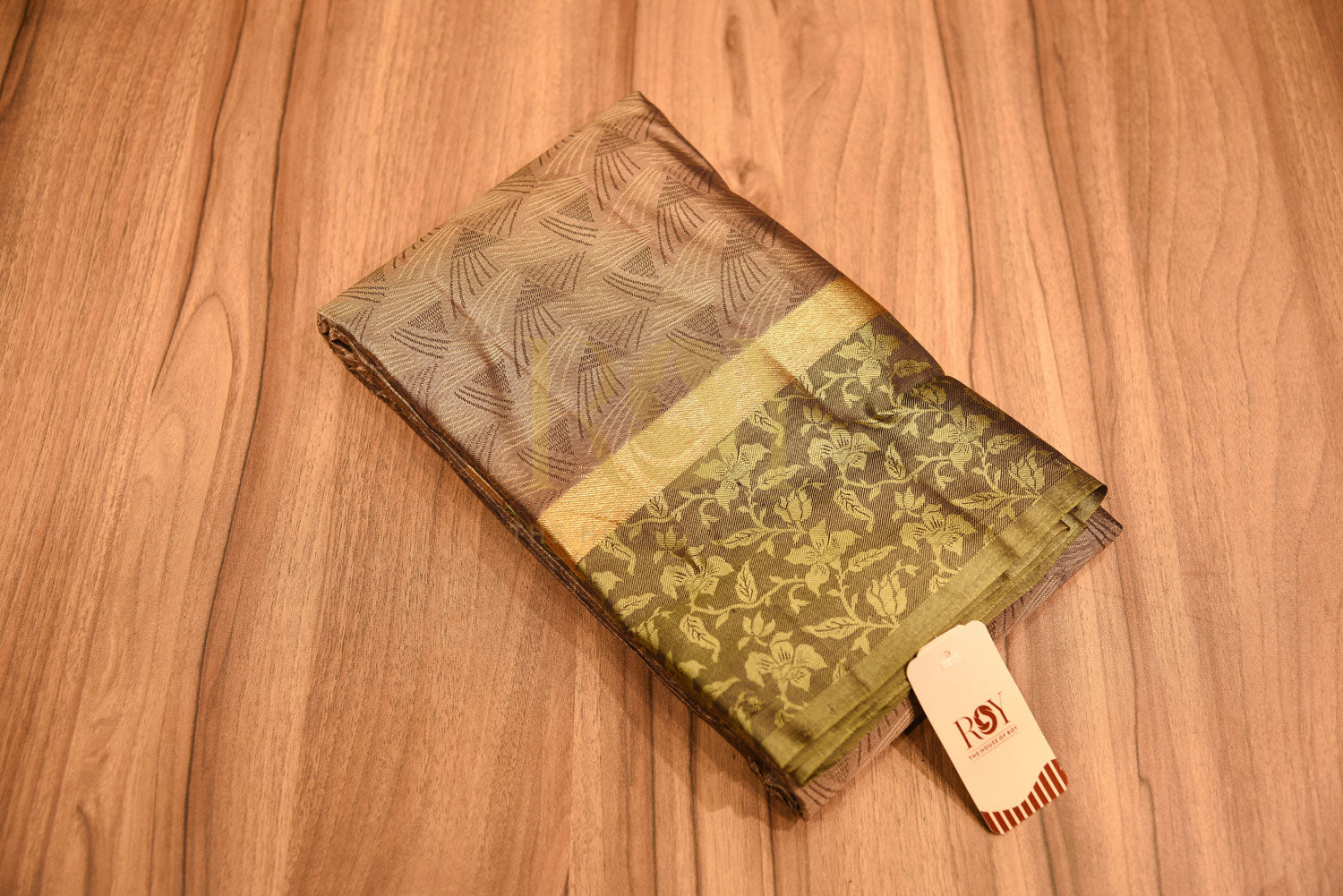 Pure Mushroom Silk Saree