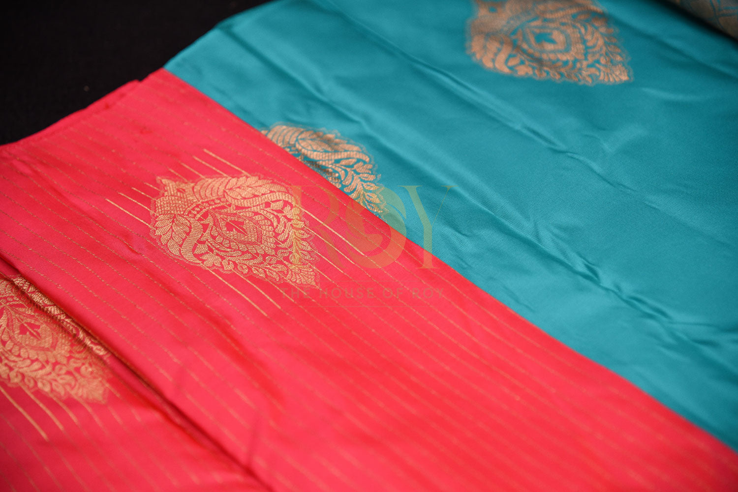 Pure Silk Tomato Red Saree
