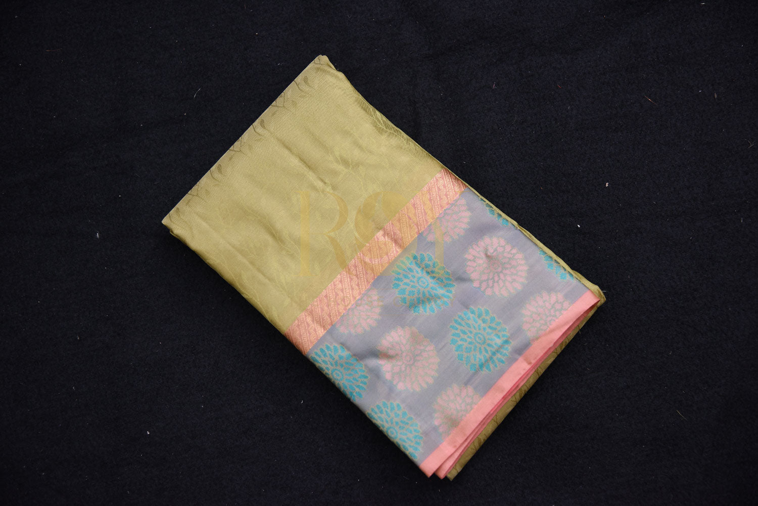 Pure Light Green Saree