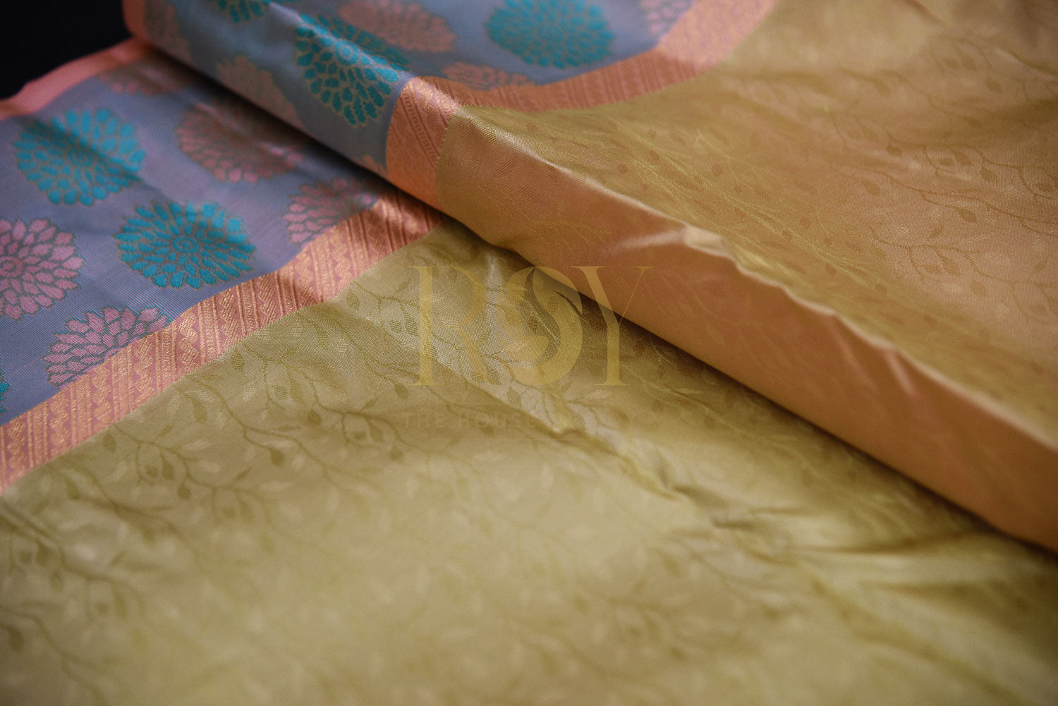 Pure Light Green Saree