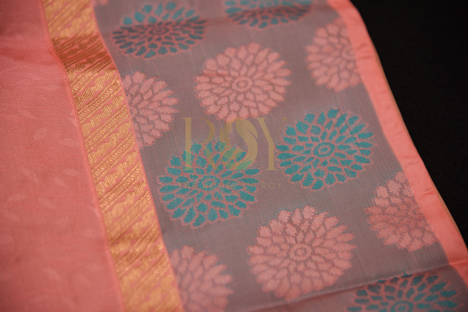 Pure Light Green Saree