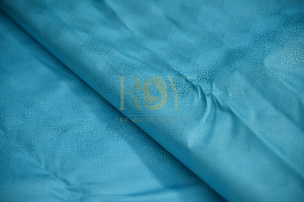 Pure Shades of Blue Silk Saree