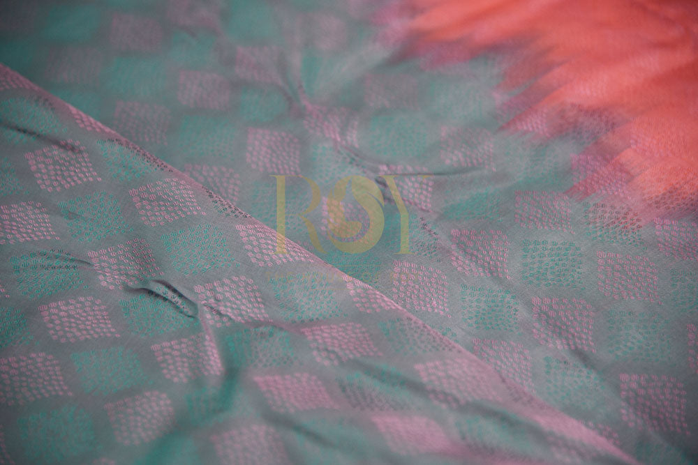 Pure Shades of Pink Silk Saree