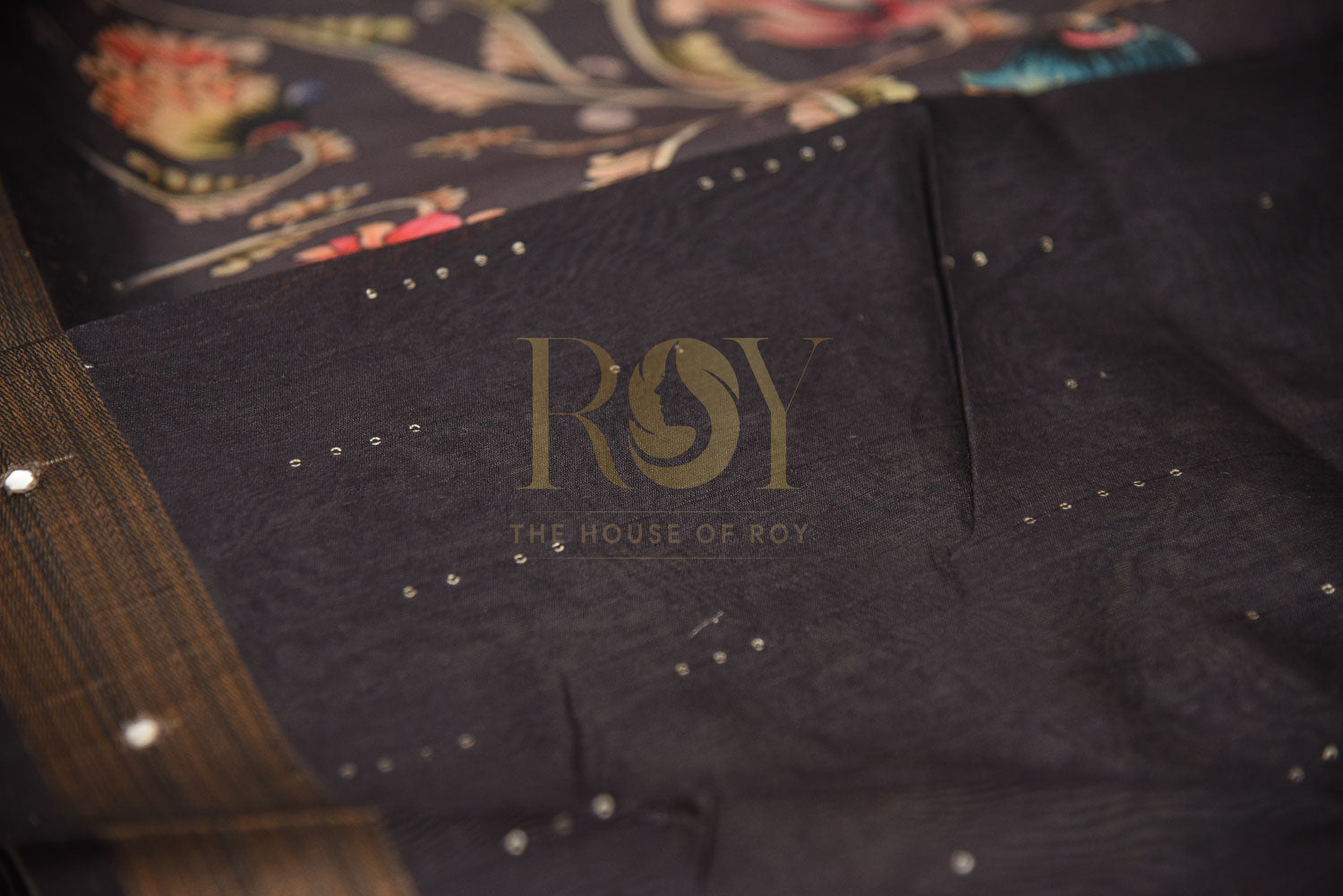 Matka Silk Saree with Kalamkari Print