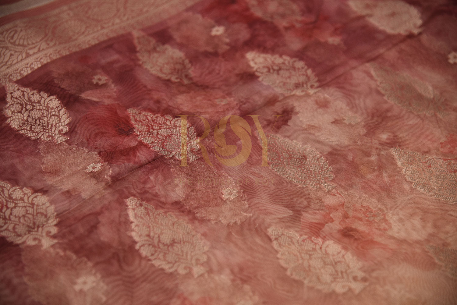 Art Silk Maroon Saree