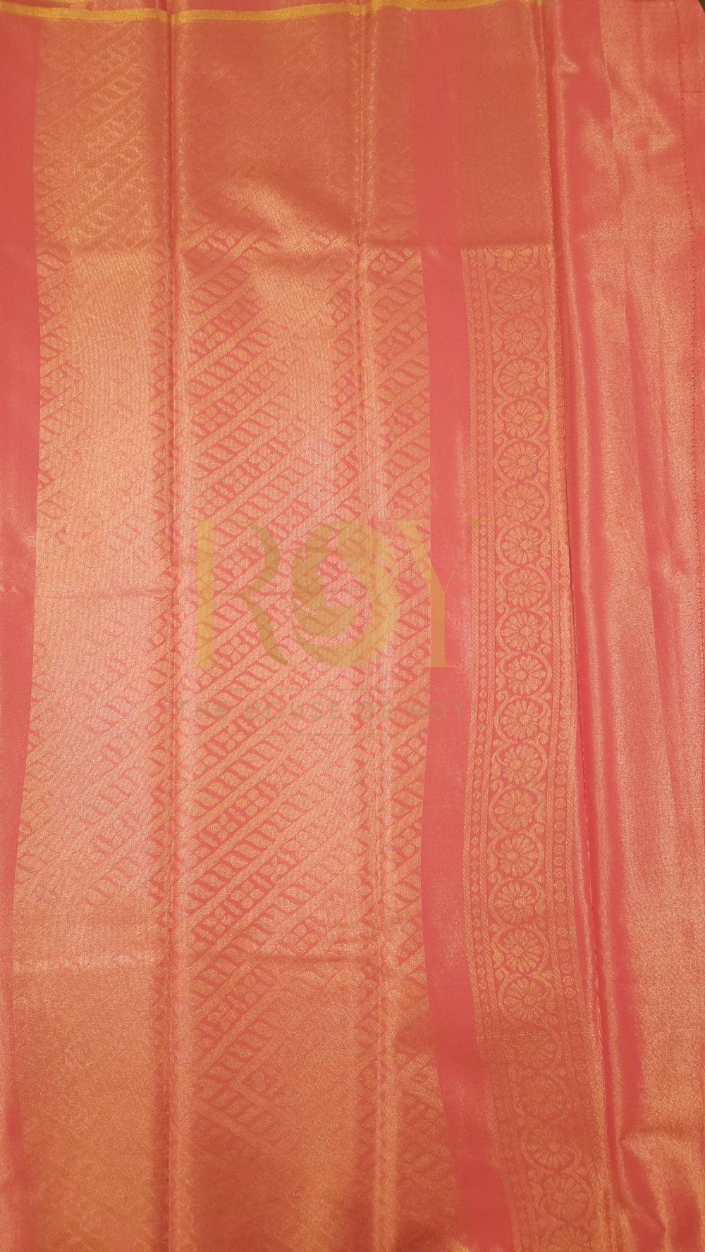Tissue Silk Cotton Saree in Seaweed Green