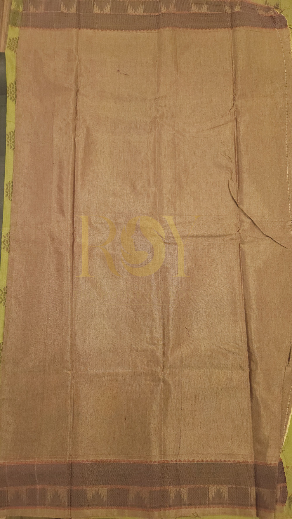 Lime Green Soft Silk Cotton Saree