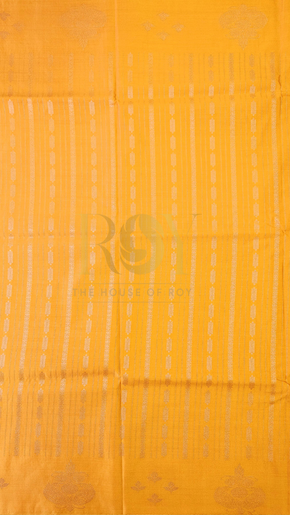 Sunset yellow soft silk