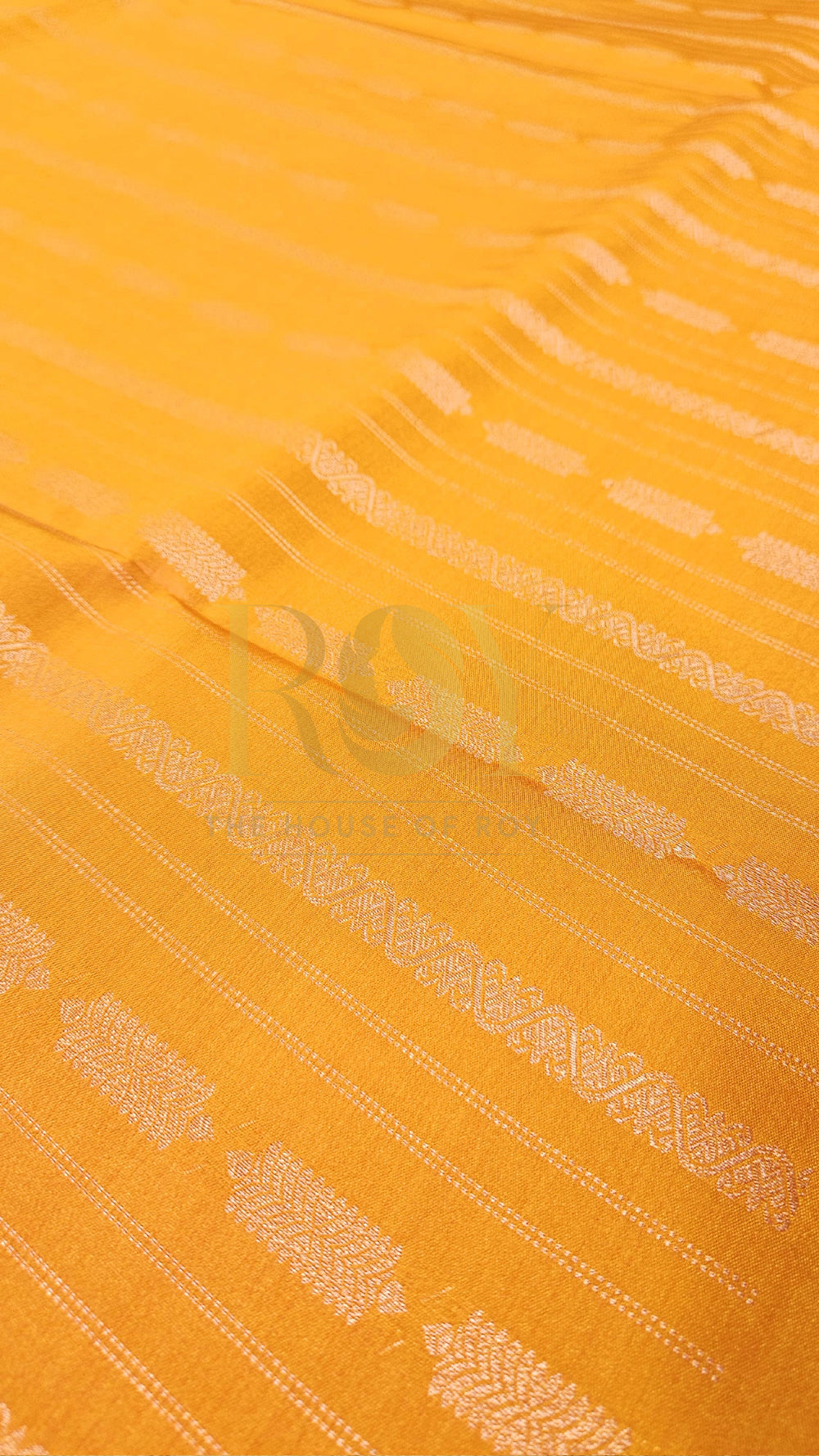 Sunset yellow soft silk