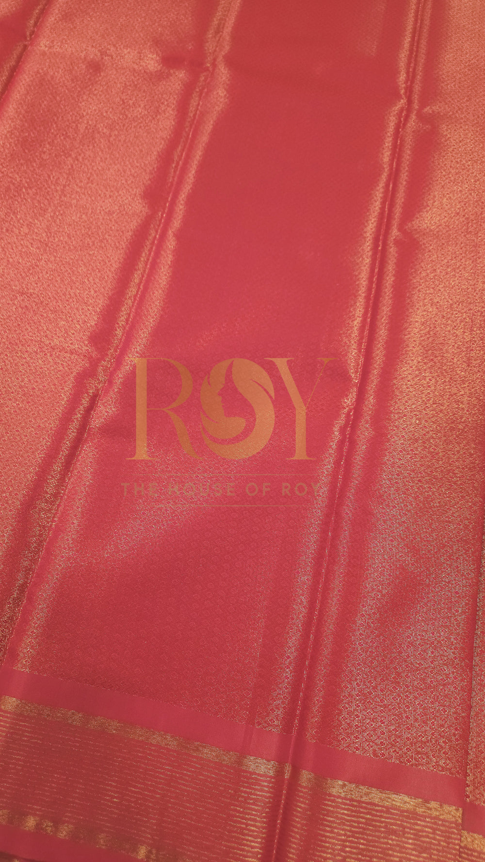 Tissue kanchi Silk Saree Rani pink