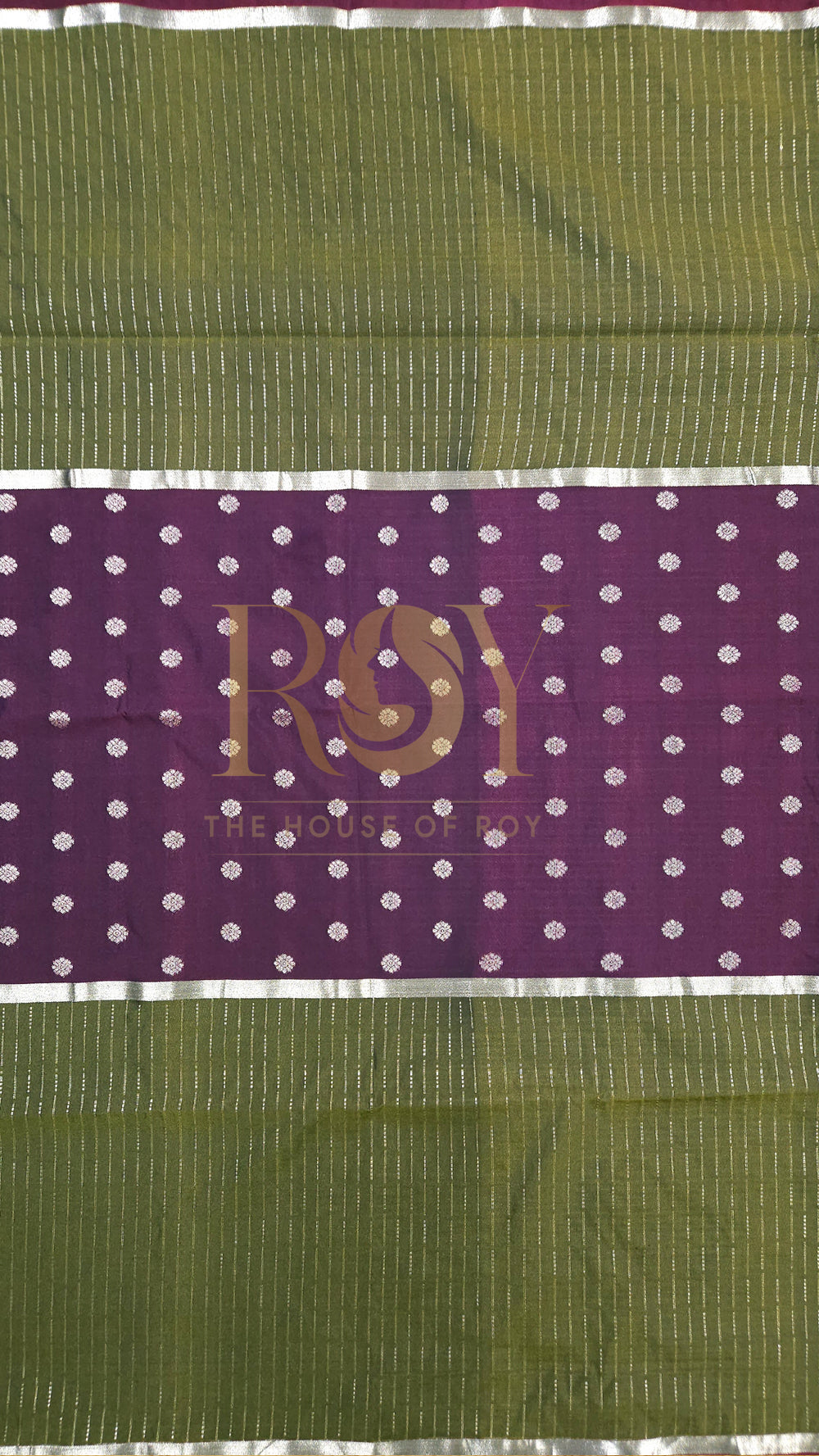 Green and Purple Fancy Soft Silk Saree
