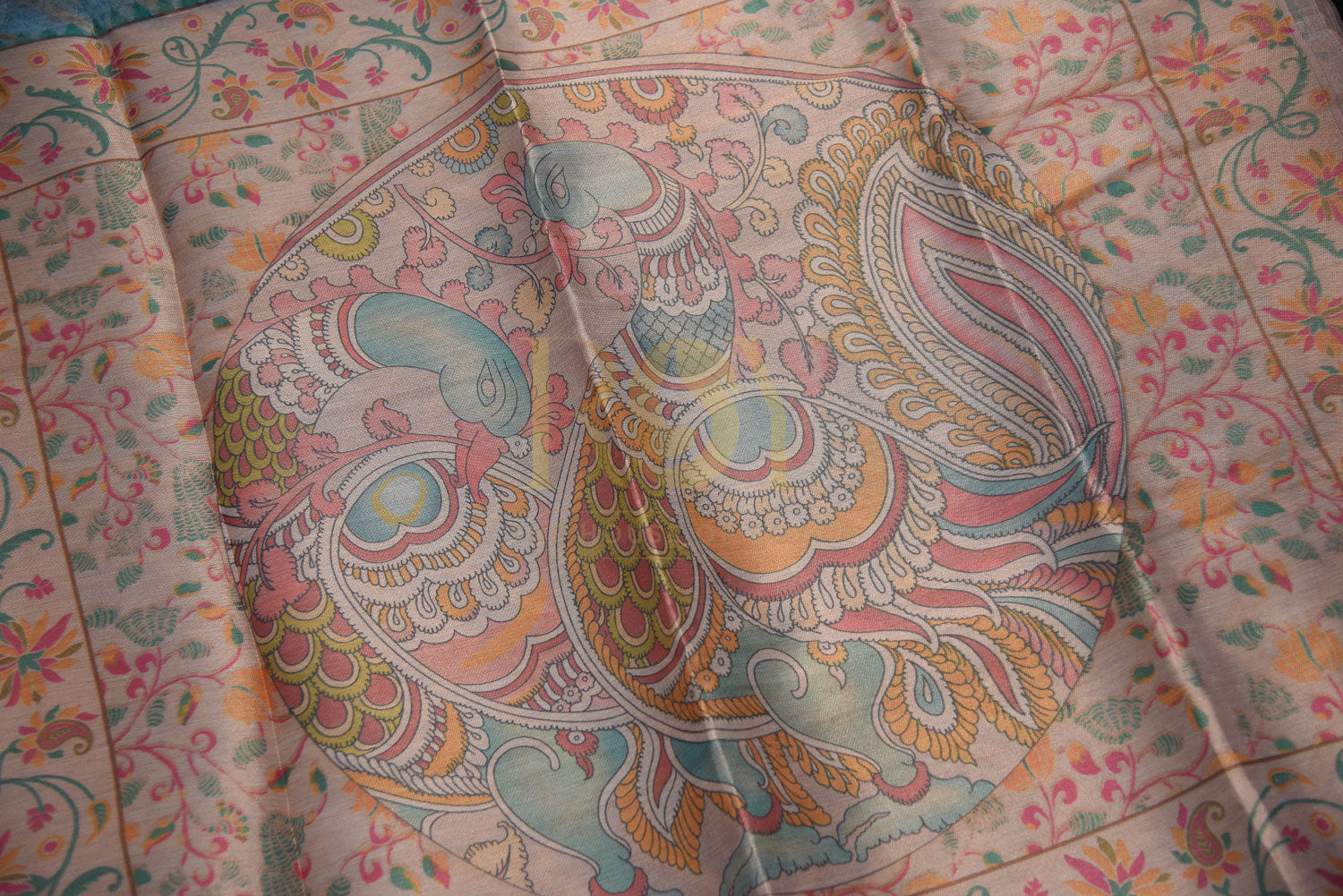 Blue Silk Paithani Saree