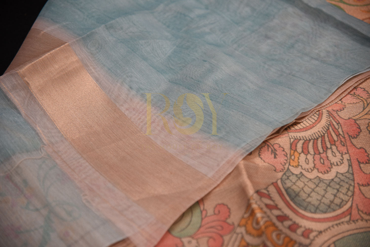 Blue Silk Paithani Saree