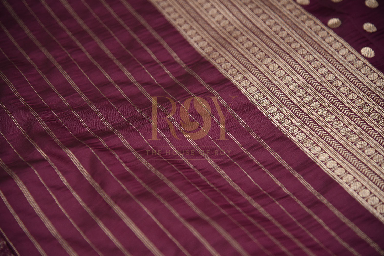 Purple Stardust Silk Saree