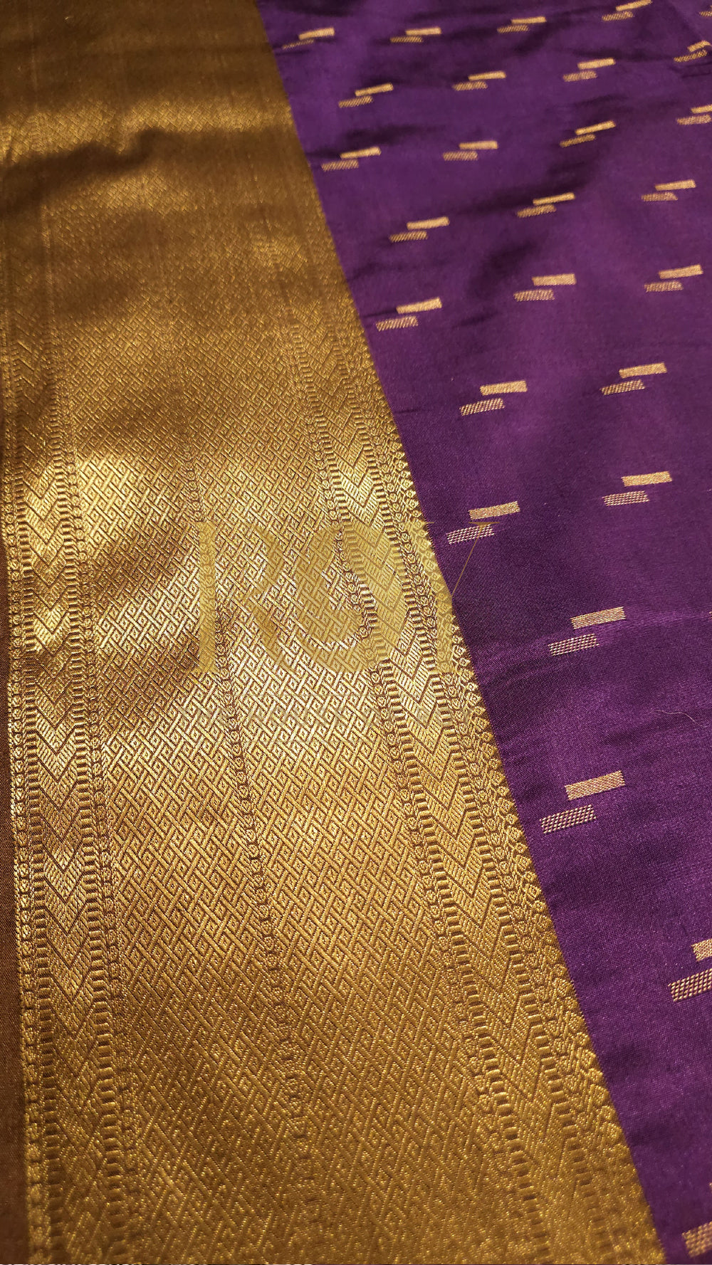 Violet 1000 Butta Soft Silk Saree