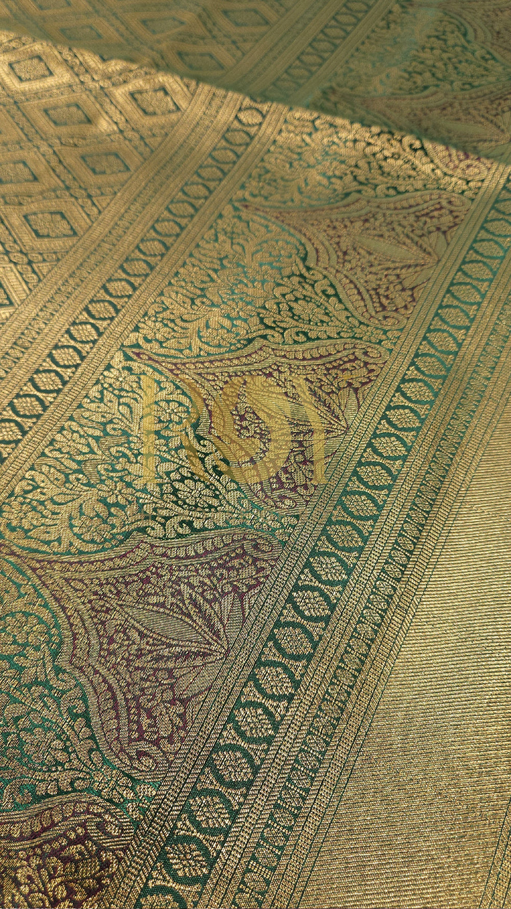 Violet Luxury Brocade Soft Silk Saree