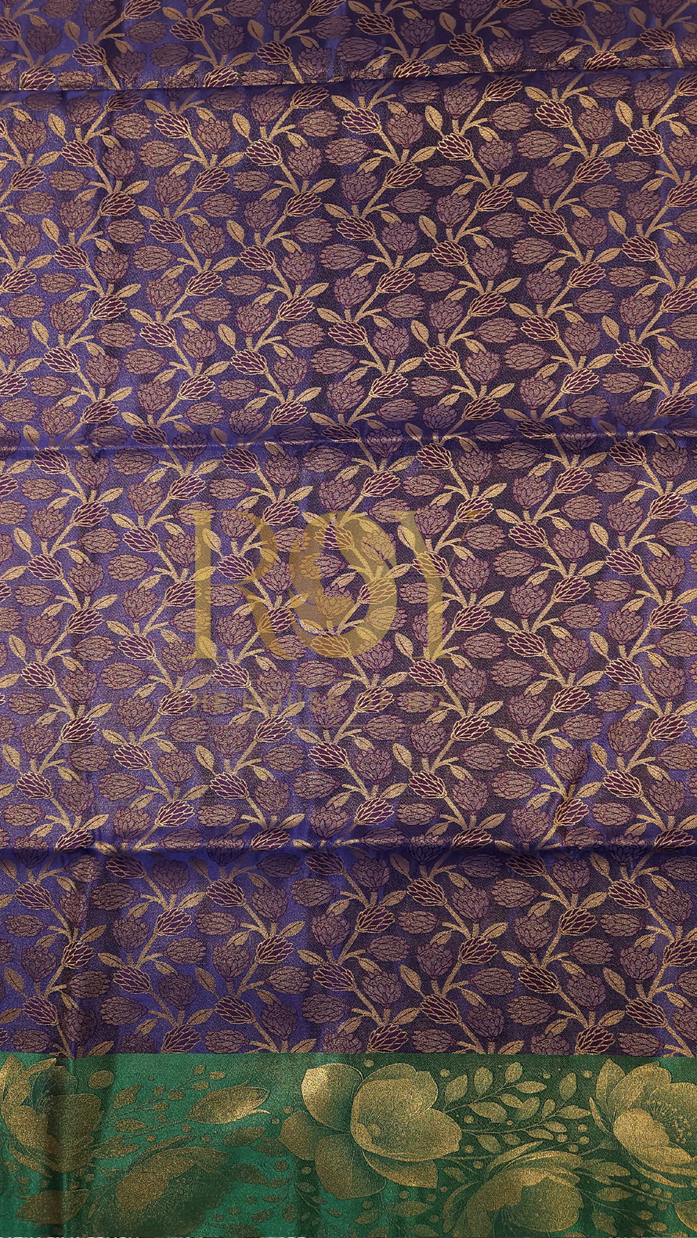 Violet Luxury Brocade Soft Silk Saree