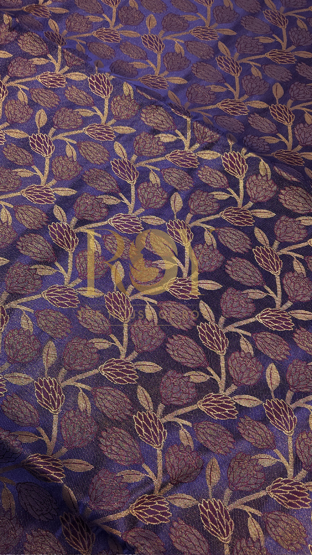 Violet Luxury Brocade Soft Silk Saree
