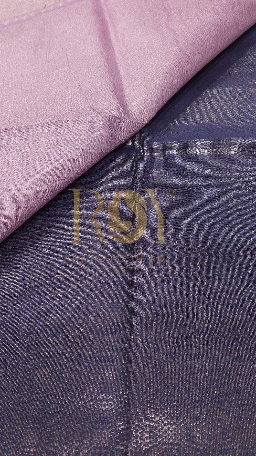 Violet with onion pink silver zari saree
