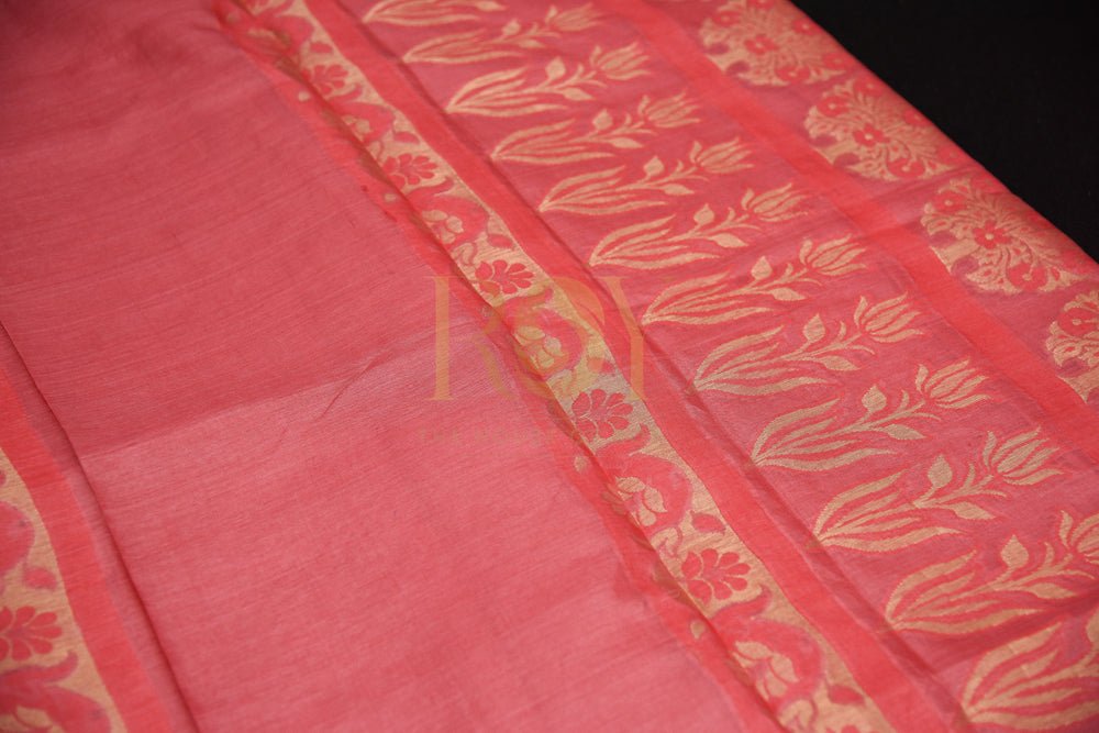Zari Woven Pure Tussar Saree