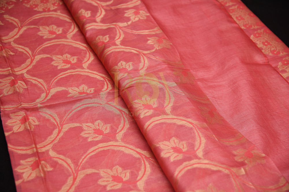 Zari Woven Pure Tussar Saree