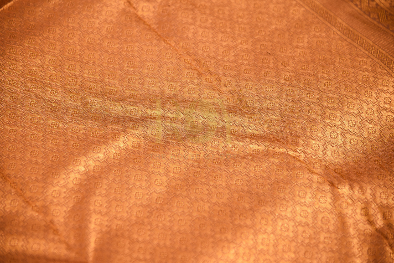Pure Soft Silk Saree with Allium Flower Jari