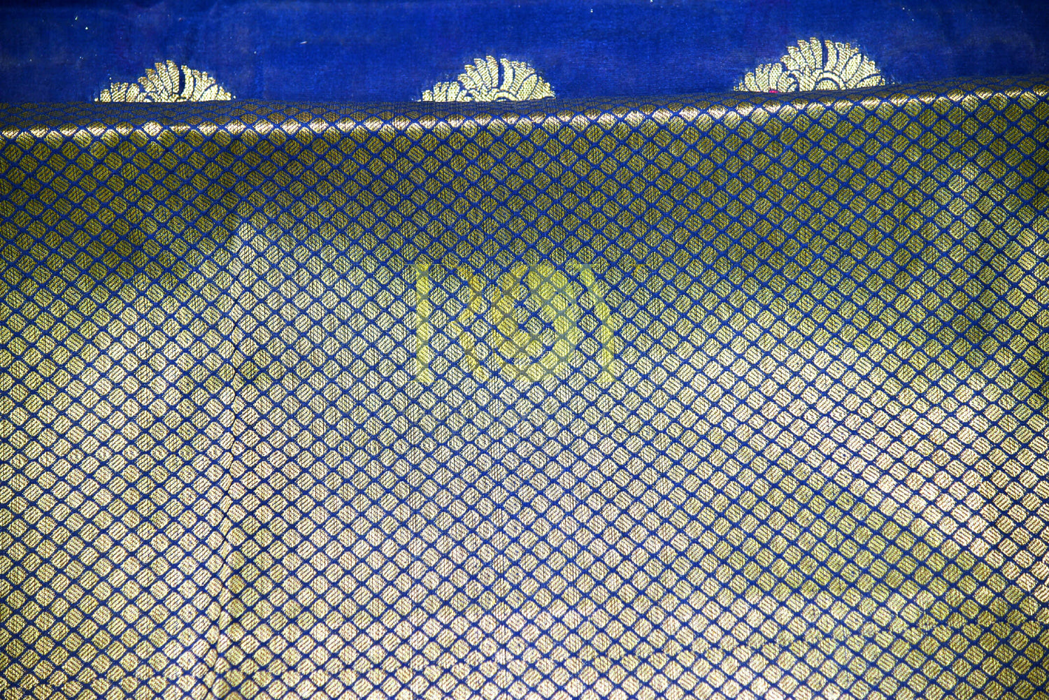 Royal Blue Banarasi Silk Cotton Saree