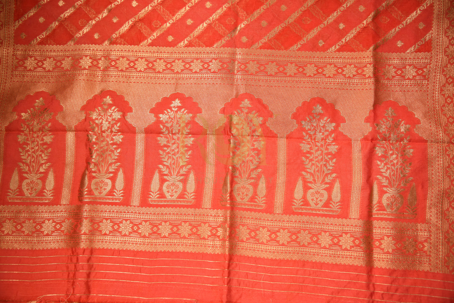 Pink Banarasi Silk Cotton Saree