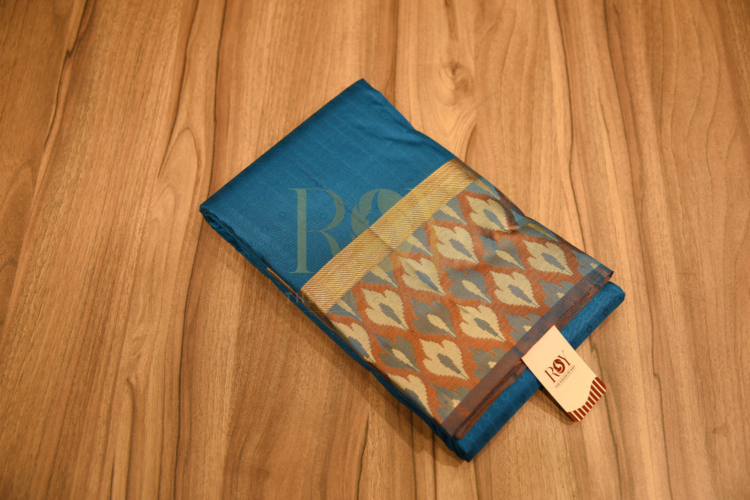 Fancy Border Blue Saree