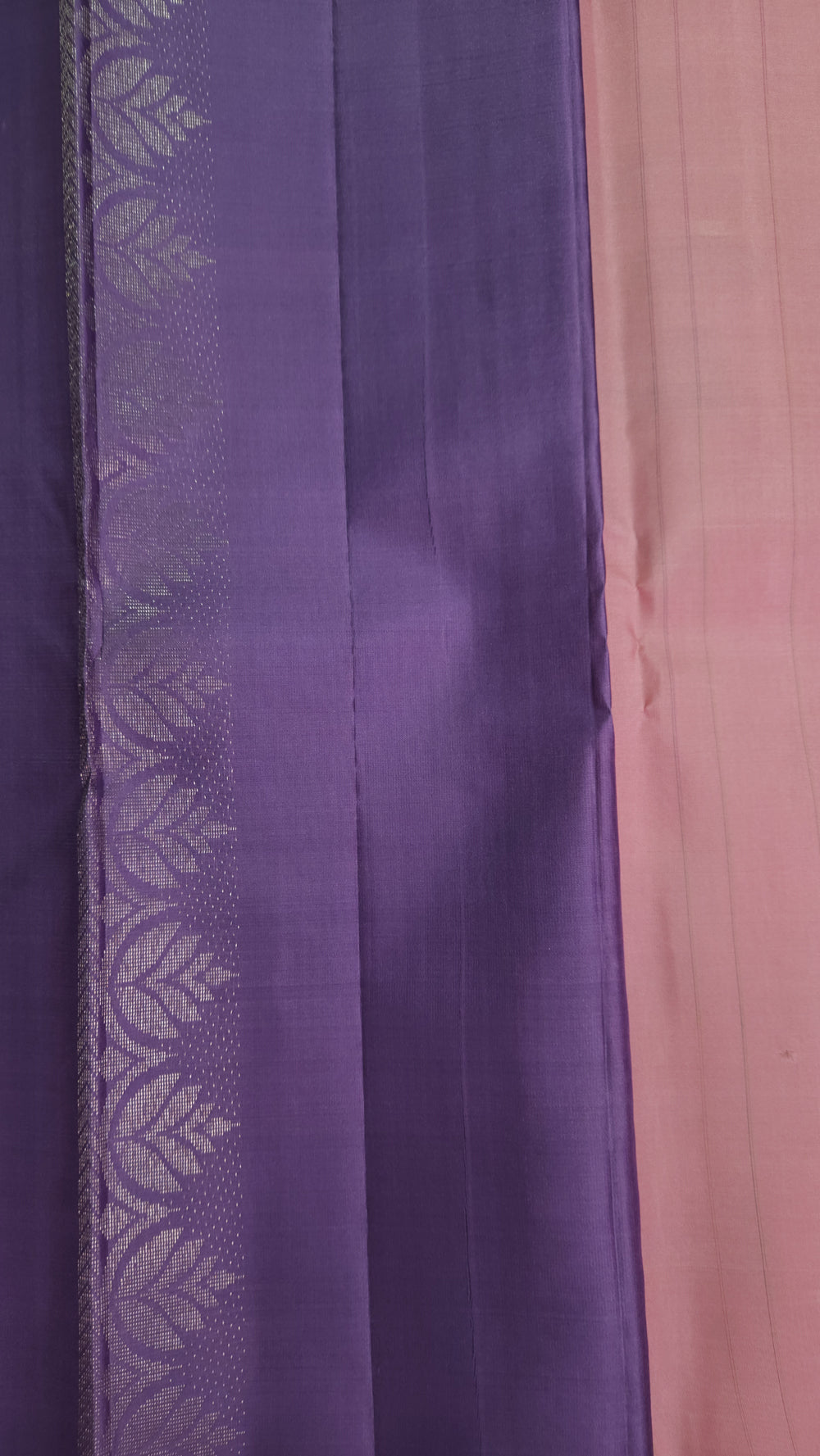 Pure Kancheepuram Silk Saree with Lotus Motif