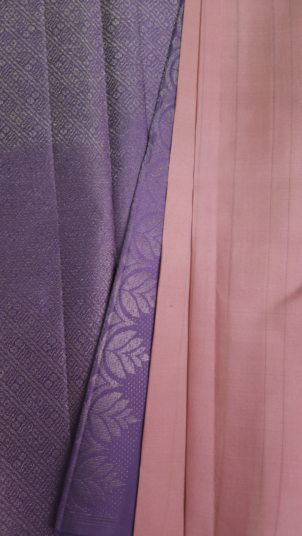 Pure Kancheepuram Silk Saree with Lotus Motif