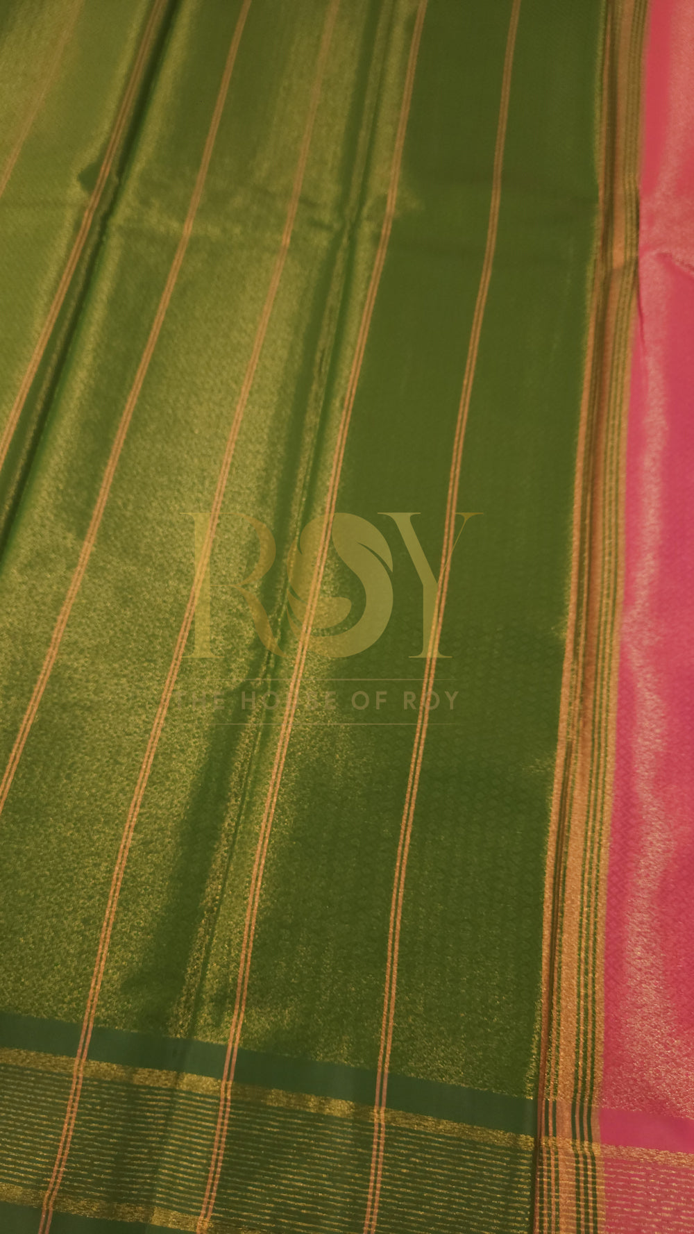 Tissue kanchi Silk Saree Bubblegum pink