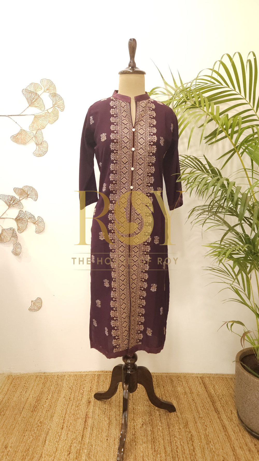 Burgundy Kurti for Women
