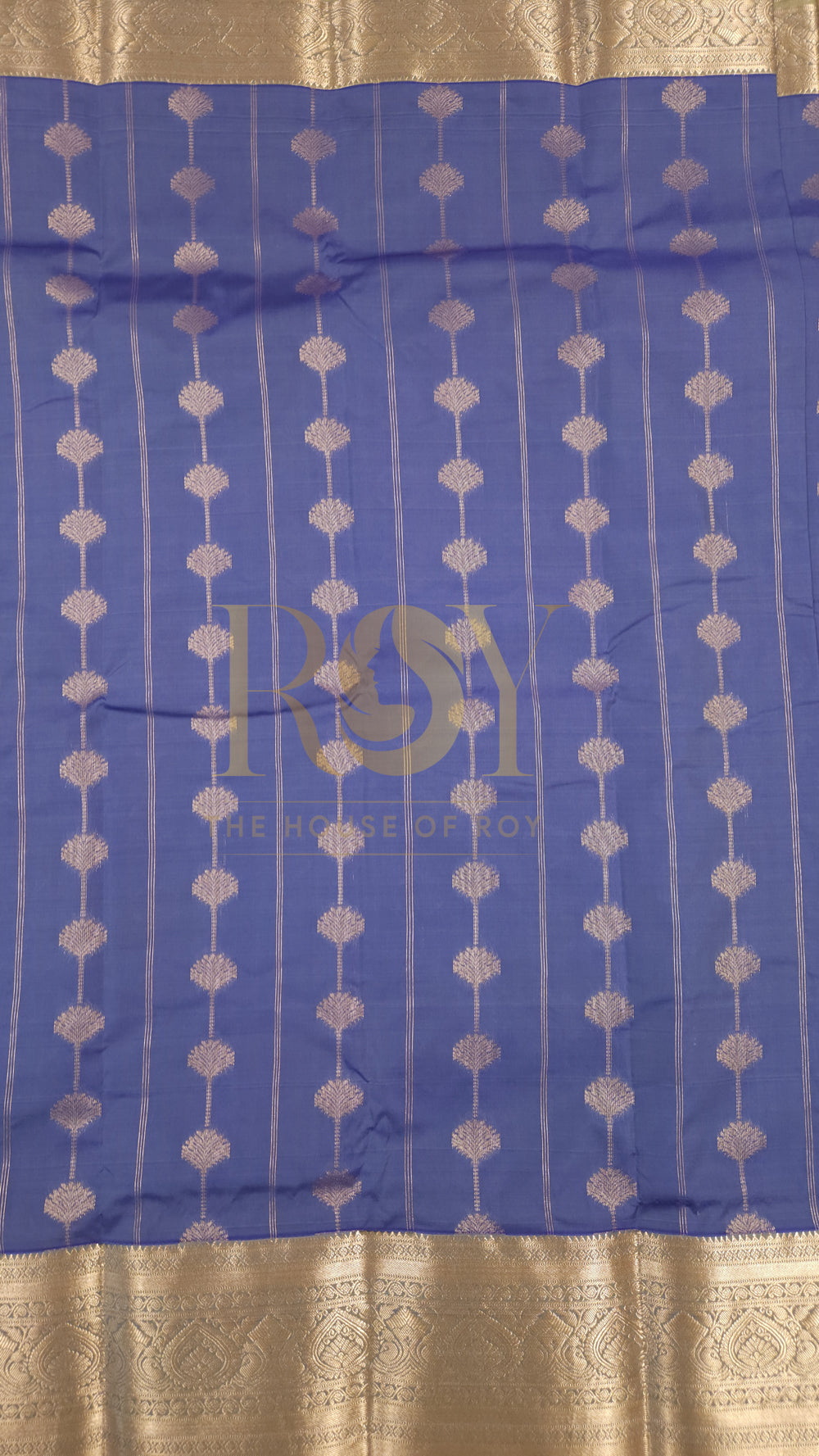 Cobalt blue mix silk saree