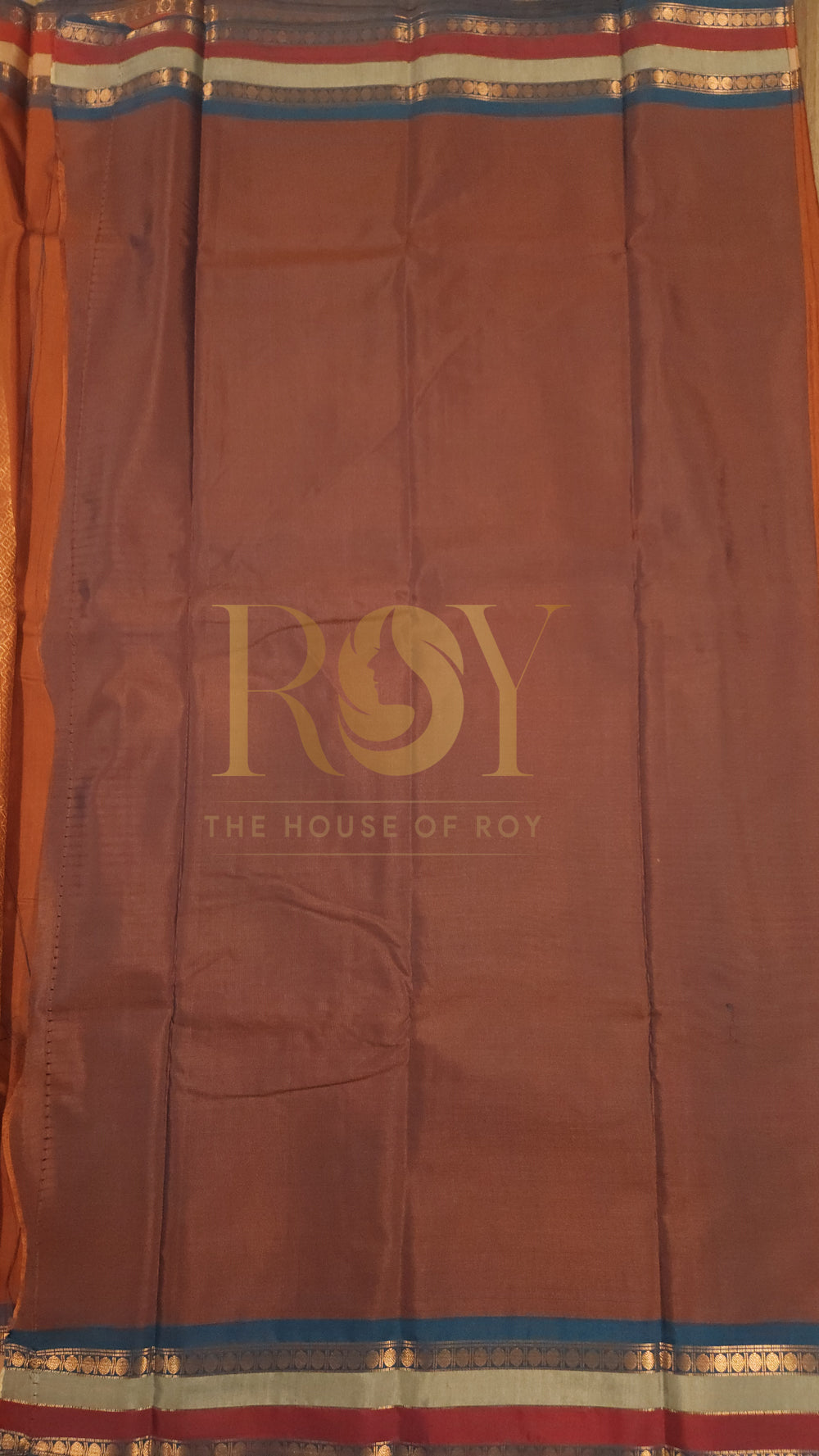 Soft Silk Cotton Saree Orange