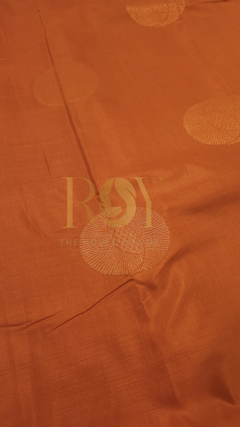 Soft Silk Cotton Saree Orange