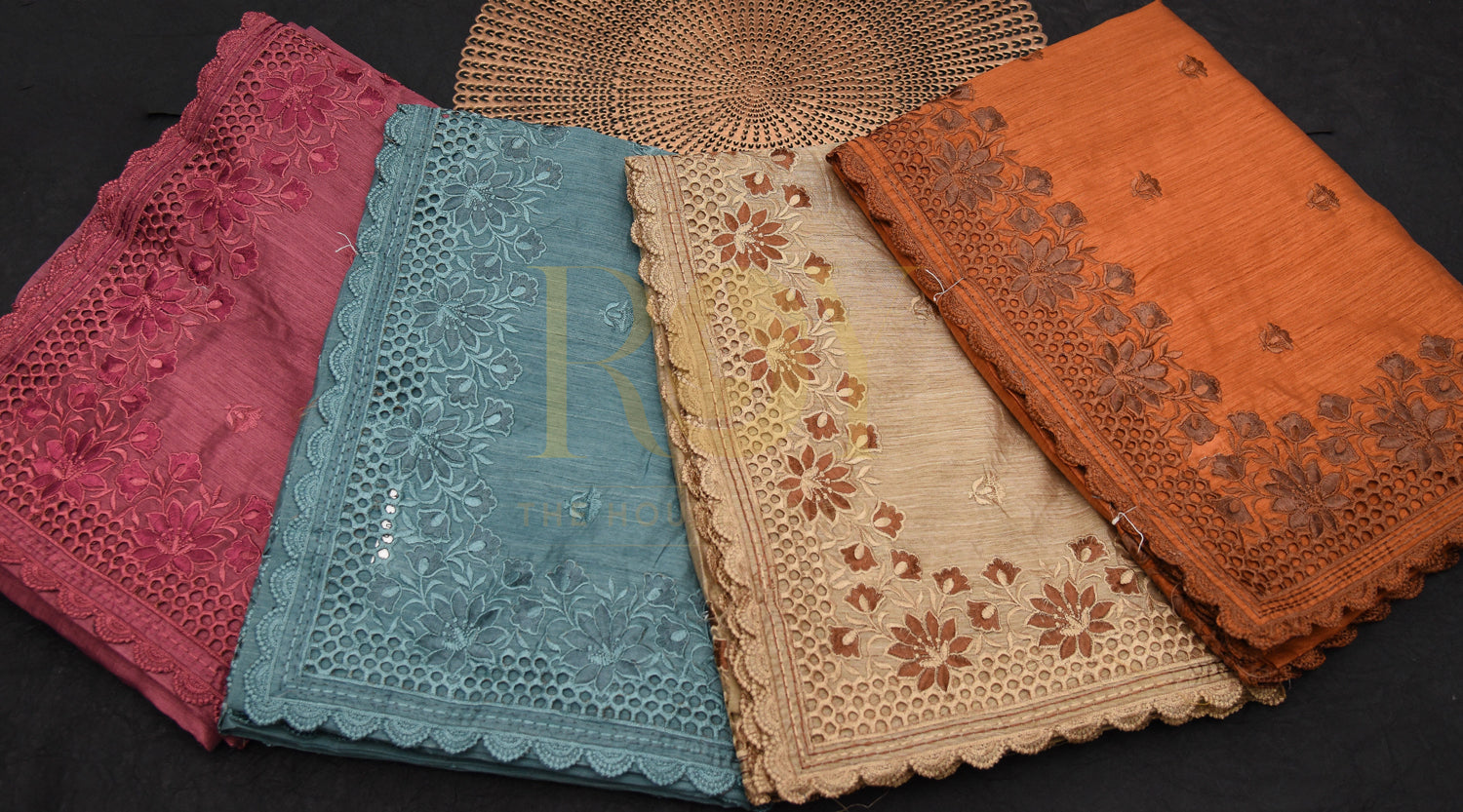 Bangalori Silk Saree with Self Colour Embroidery