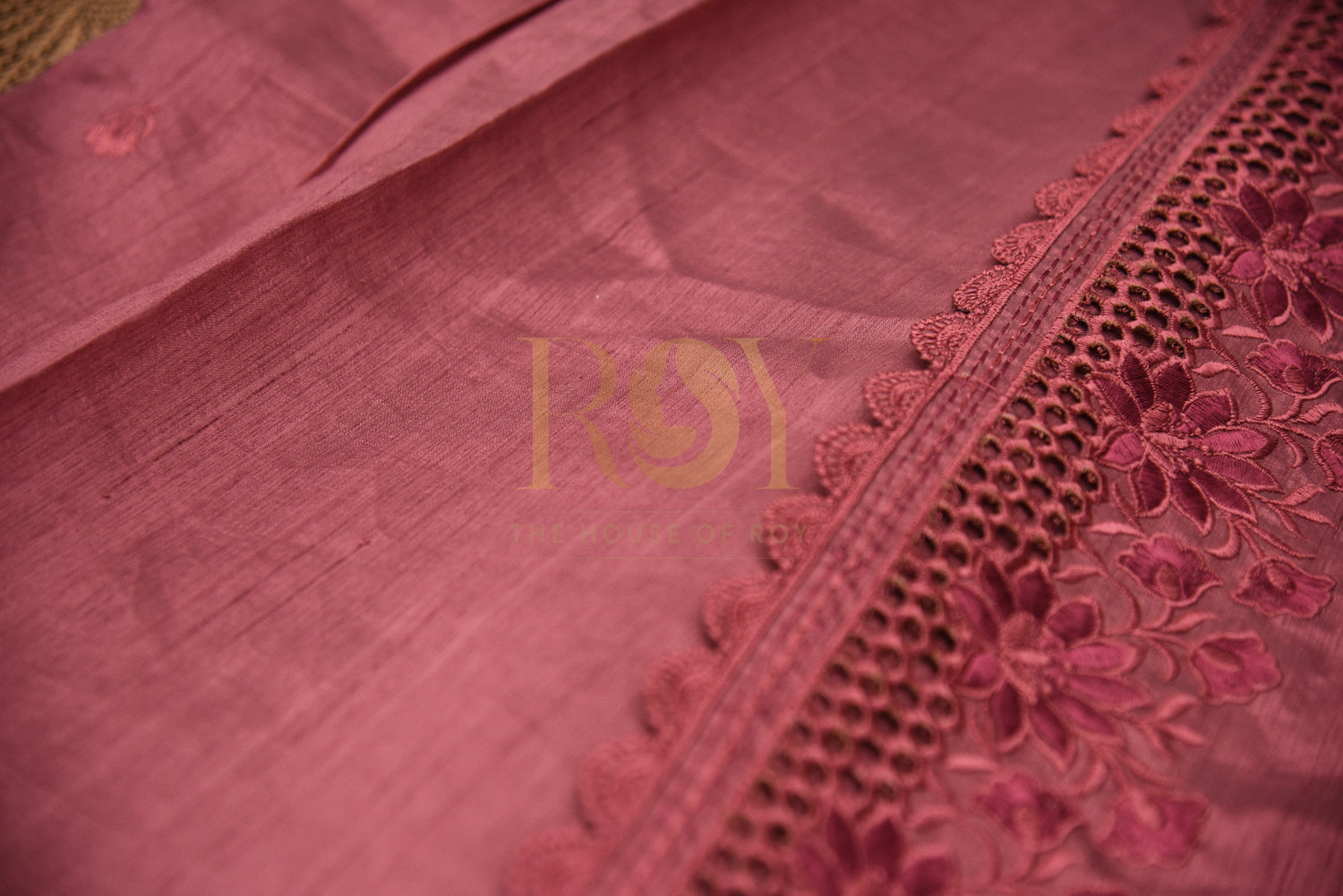 Bangalori Silk Saree with Self Colour Embroidery
