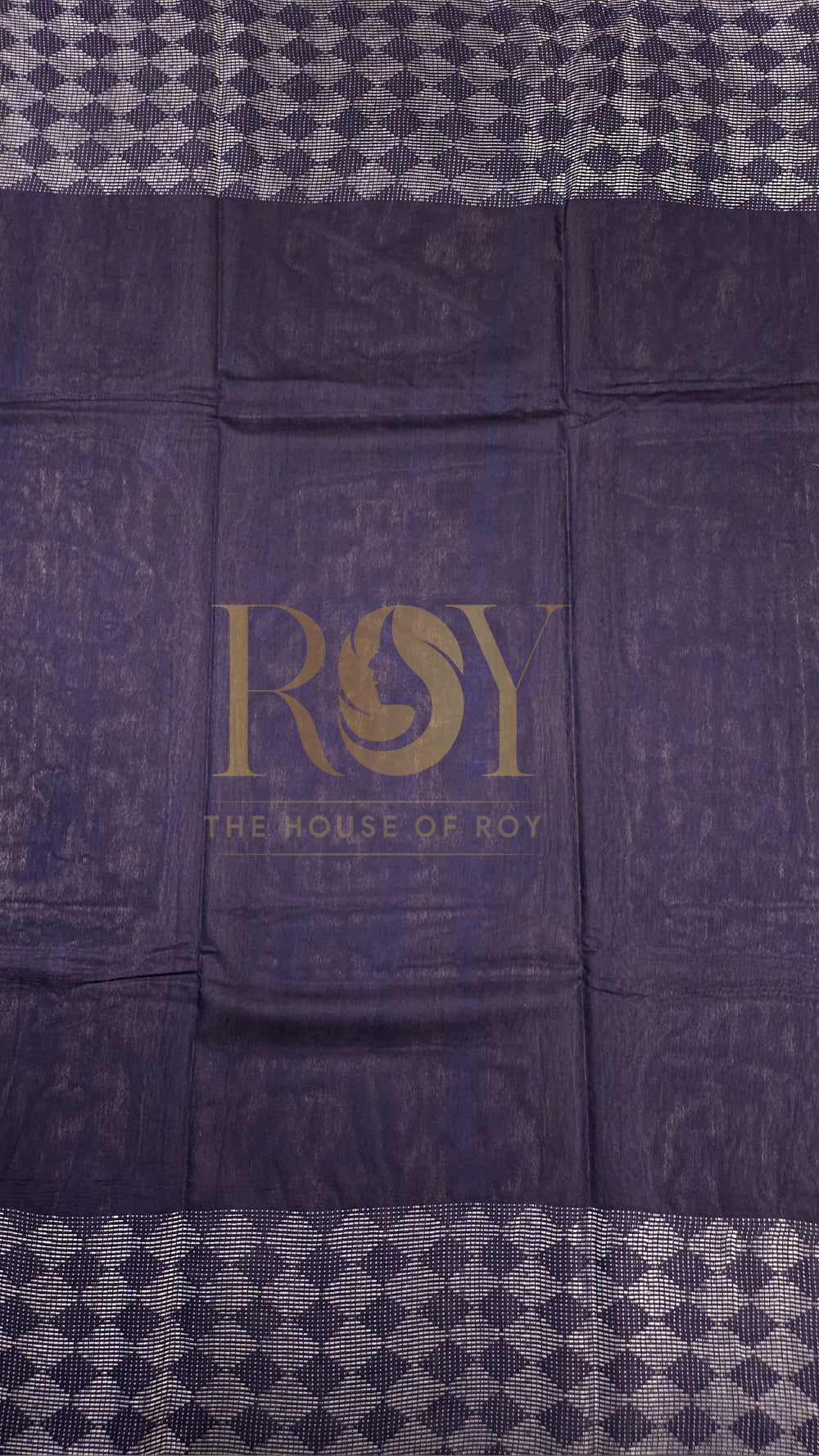 Navy blue Liva Cotton Saree