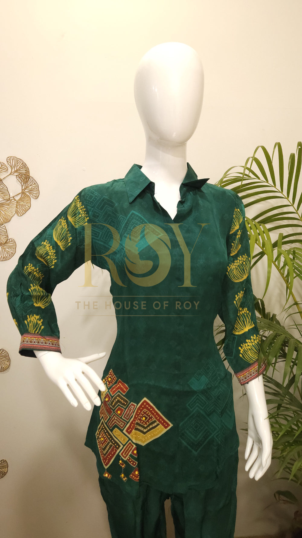 Dark Green Coord Set