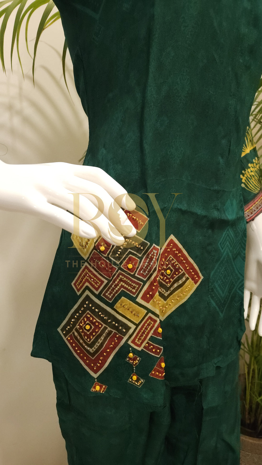 Dark Green Coord Set