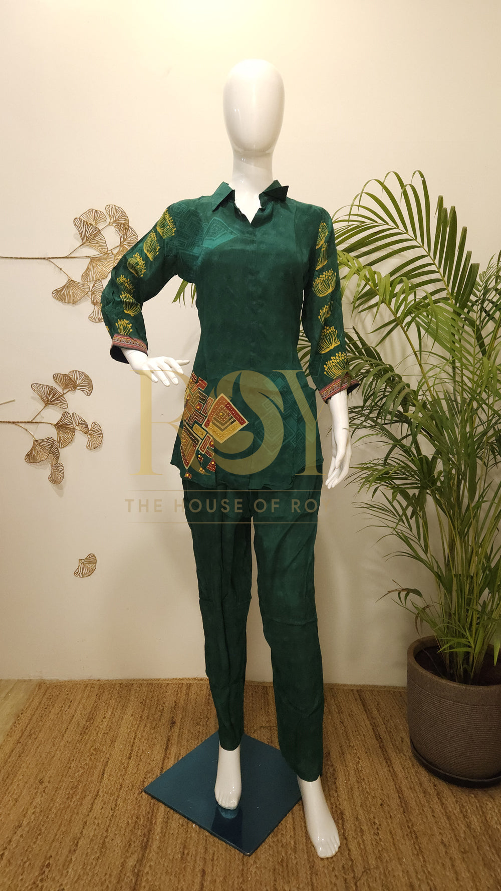 Dark Green Coord Set