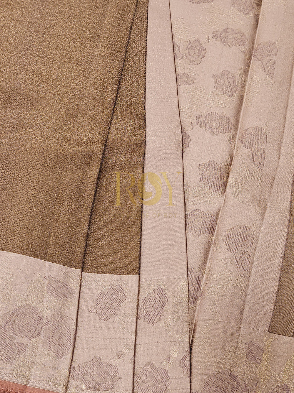 Desert Rose Pure Kancheepuram Silk Saree