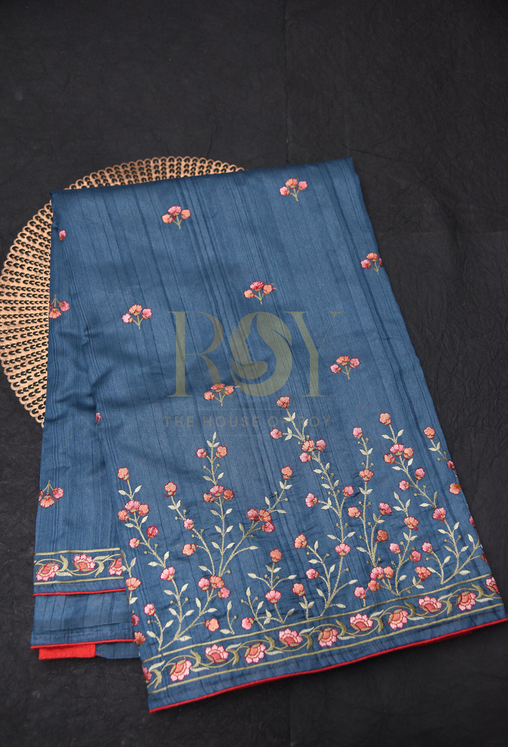 Multicolour Embroidery Saree