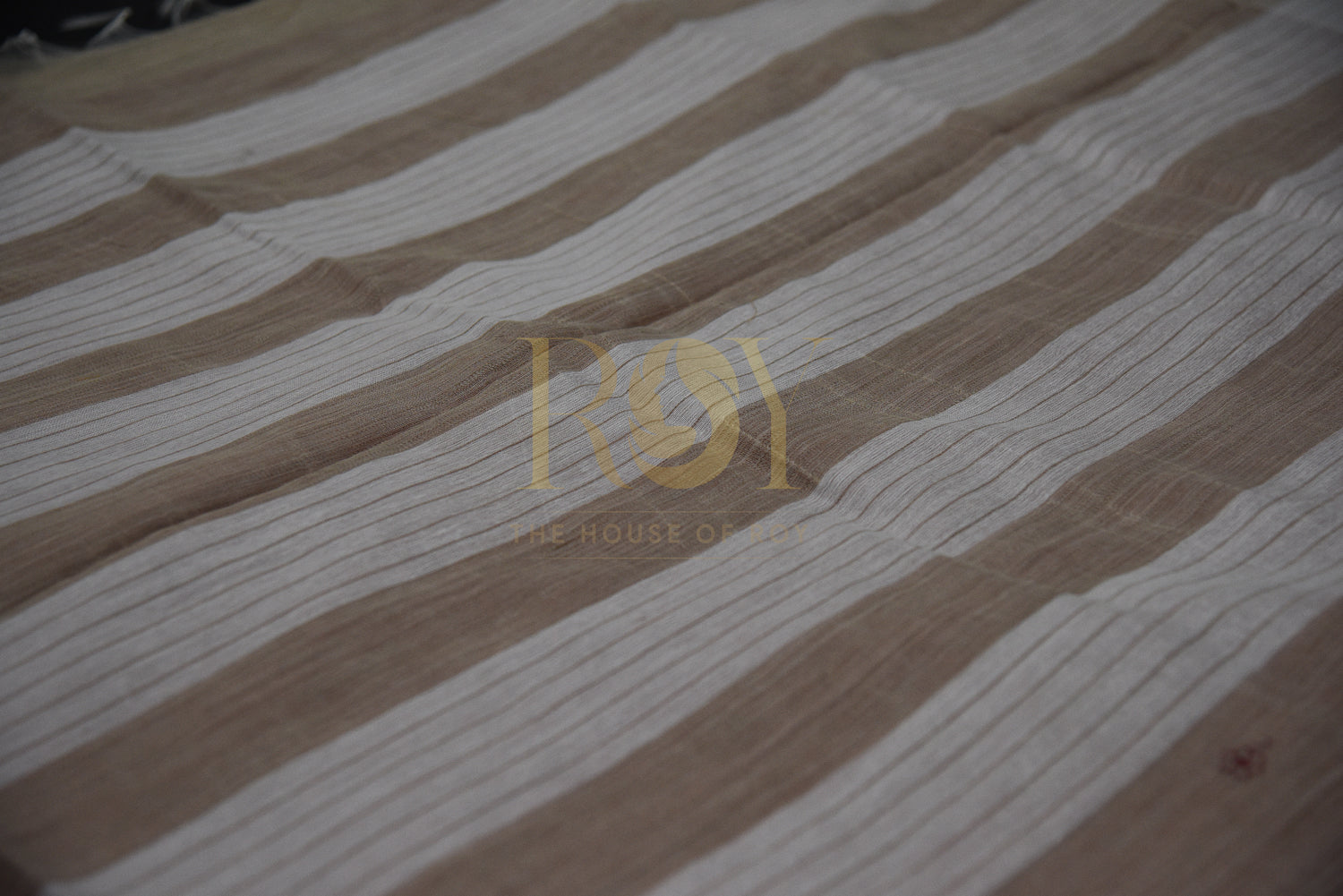 Jute Cotton Embroidery Saree With Contrast Blouse