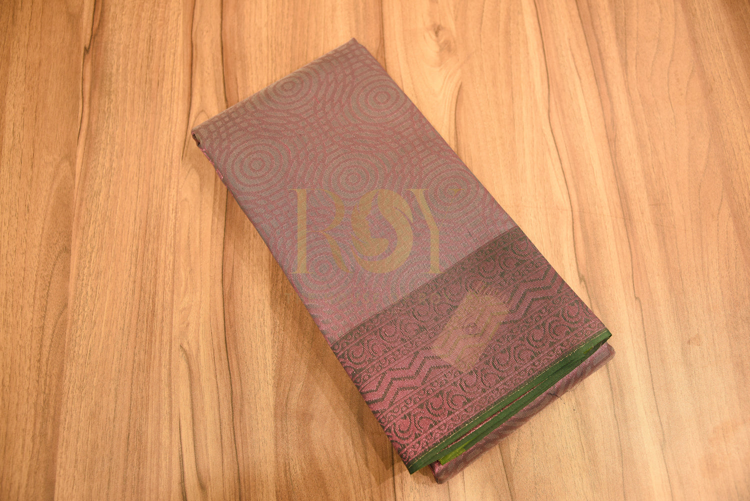 Lavender Cotton Saree with Fancy Jari Motif