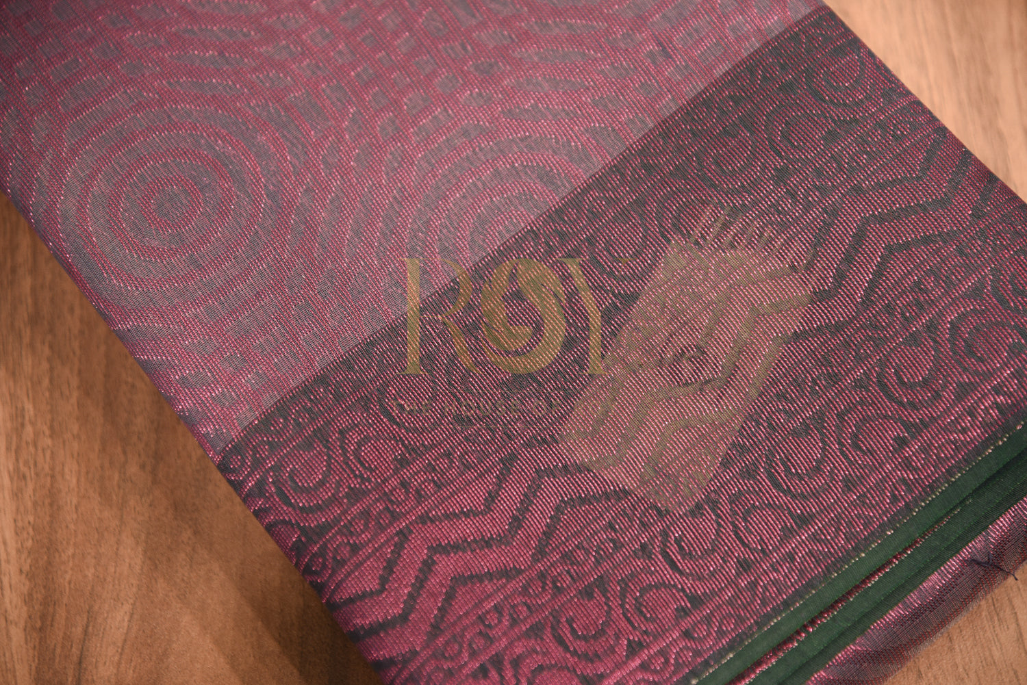 Lavender Cotton Saree with Fancy Jari Motif